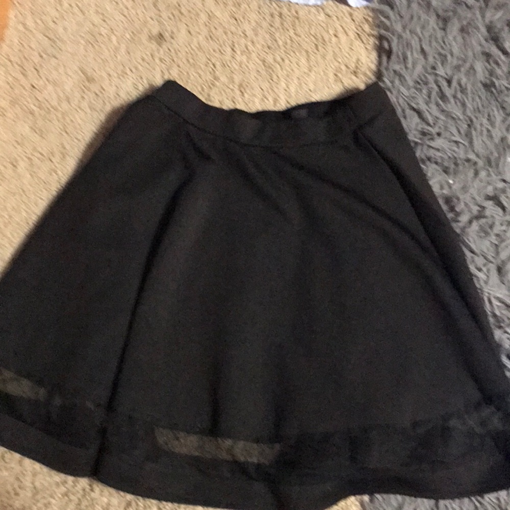 black long skirt